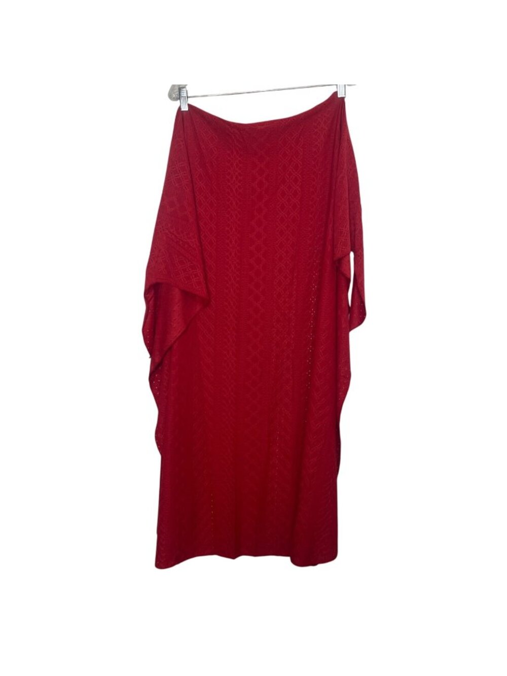 AlMage Long Sarong Wrap Beach Coverup Medium Red New Pool Vacation
